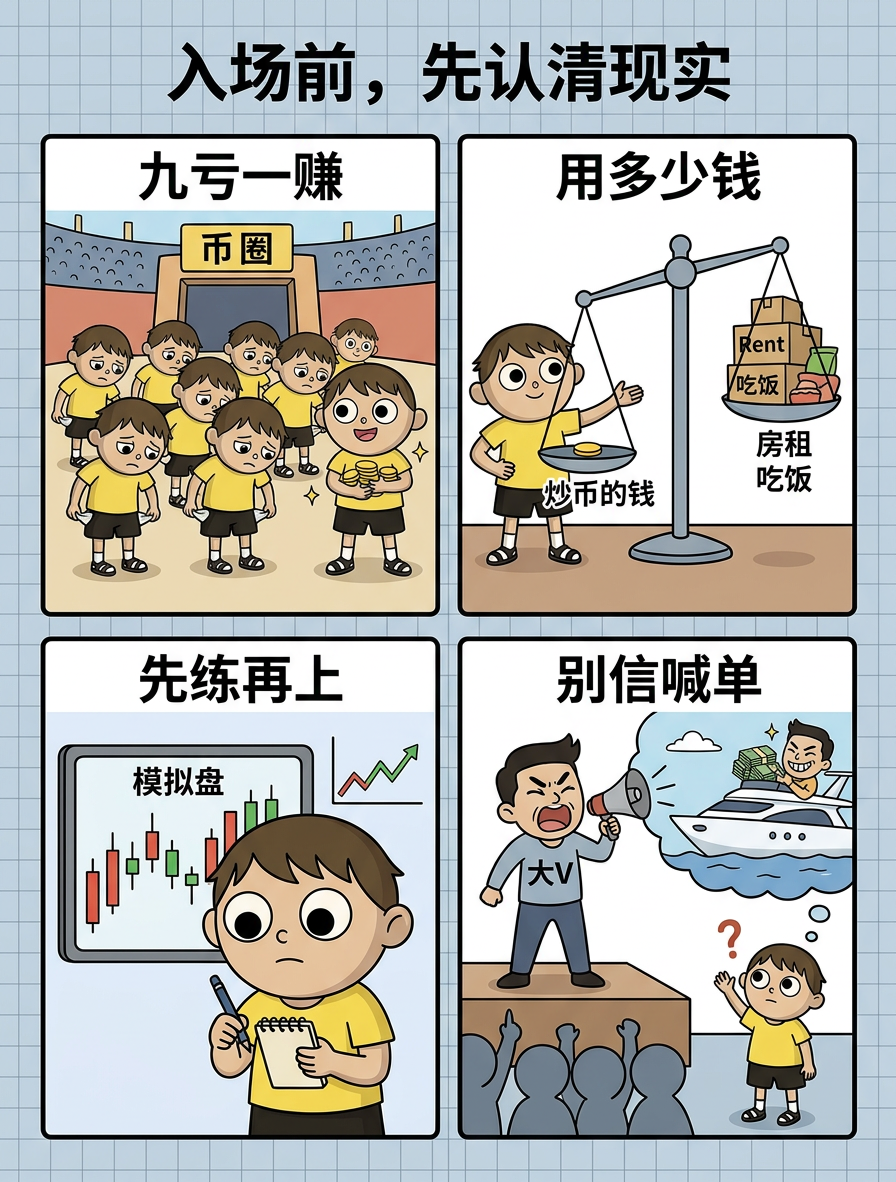 新手炒币的 80% 学费，都是这几件蠢事教的（配图1）