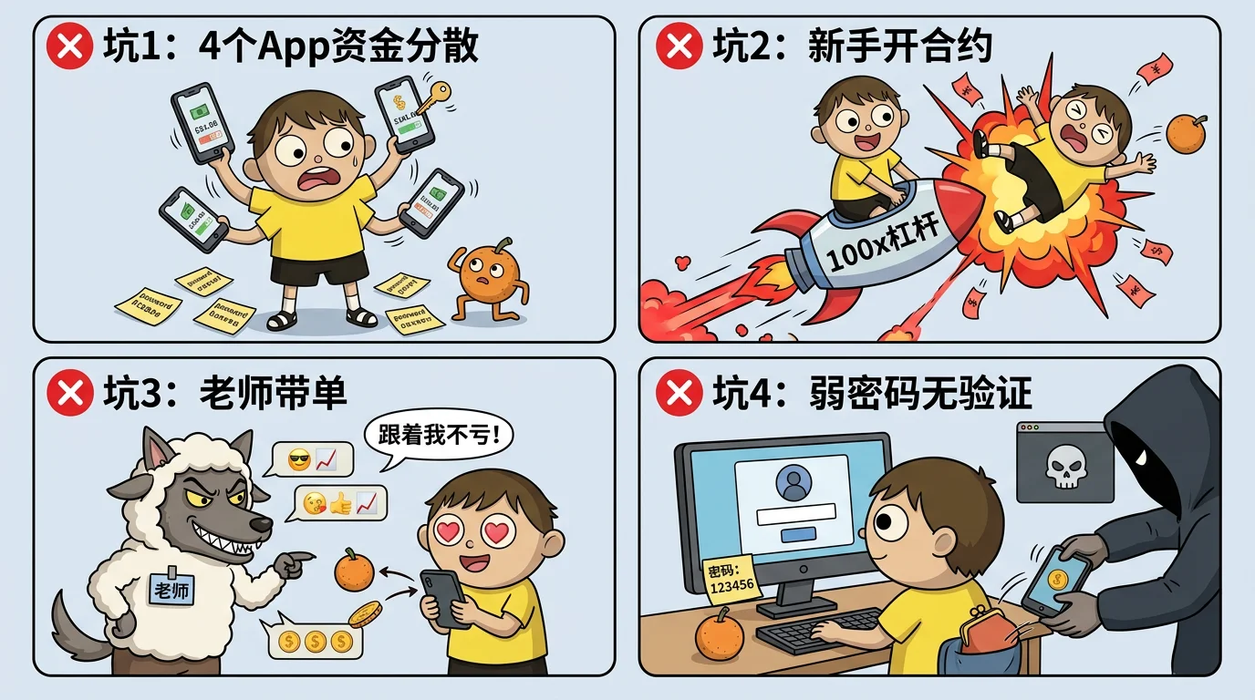 新手第一次买币，选哪个交易所不会被坑？欧易、币安、Bitget、Gate 大白话对比（配图 5）
